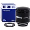 MAHLE Filtro olio Filtro ad avvitamento OC 593/3 Compatibilità con VW Polo Hatchback 6R1, 6C1 GOLF VI 5K1 TIGUAN 5N, AUDI A3 Sportback 8PA A3 Hatchback 8P1