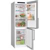 Bosch KGN36VICT Serie 4 Frigorifero Congelatore, 186 x 60 cm, raffreddamento da 218 L e congelatore da 103 l, NoFrost mai più sbrinare, VitaFresh XXL freschezza più lunga, illuminazione a LED uniforme