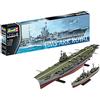 Revell, Kit per Modello di Nave, Scala 1: 720, portaerei HMS Ark Royal e cacciatorpediniere Classe Tribal Eskimo F75 in Scala 1: 720, Level 4, 05149