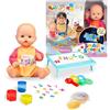 Famosa Nenuco Smart School, bambola 35 cm con corpo rigido, include tavolino luminoso multicolore,Famosa Eta 3+