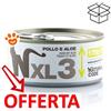 Natural Code 3 Cat Adult XL Pollo e Aloe - Lattina Da 170 Gr - CONFEZIONE RISPARMIO