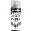 JENOLITE Spray per primer antiruggine | BIANCO | Primer in metallo ad alte prestazioni | Protegge da ruggine e corrosione | 400 ml