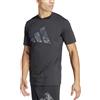 Adidas T-Shirt Train Essentials Seasonal Brand Love Camo Nera