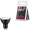 Paulmann 29167 Riflettore LED standard 230V GU10 750lm 8W 4000K dimmerabile nero opaco 36° lampadina RAL9004
