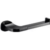 GEDY Krabi Porta Rotolo Carta igienica, Colore Nero, Componenti Realizzati in Acciaio Inox e Cromall®, Garanzia 2 Anni, Misure 3,3 x 16,5 x 7 CM e Peso 0,16 kg, Design R&S Gedy