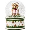 Villeroy & Boch - Christmas Toys, Palla di neve piccola, Orso, 6,5 x 6,5 x 9cm, Porcellana/Vetro, multicolore