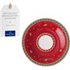 Villeroy & Boch - Toy's Delight Specials piattino, piattino per tazze da caffè, piccolo piatto in porcellana con motivo natalizio, 16,7 cm Ø, lavabile in lavastoviglie, utilizzabile nel microonde