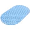 Gedy G-Solid Tappeto Antiscivolo Vasca con Ventose, Misure: 39x69, Tappetino Bagno in Resina, Finitura Azzurra, Design R&S, 100% Made in Italy, Tappeto Lavabile in Lavatrice, 2 Anni Garanzia
