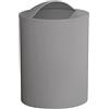 GEDY G-Eye Gettacarta Grigio, Misure e Peso Cestino Bagno: 26,5X19X19 CM & 0,25 kg, Realizzato in Resine Termoplastiche, Pattumiera Bagno Design R&S Gedy 100% Made in Italy, 2 Anni di Garanzia