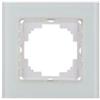 Glowster Cornice singola in vetro bianco Serie 8000: una combinazione ideale di eleganza e semplicità. Migliora le tue foto e ricordi con un design minimalista che illumina qualsiasi spazio.
