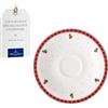 Villeroy & Boch - Toy's Delight Specials piattino, piattino per tazze da caffè, piccolo piatto in porcellana con motivo natalizio, 16,7 cm Ø, lavabile in lavastoviglie, utilizzabile nel microonde