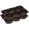 Lurch FlexiForm 585086 - Set di 2 stampi in silicone per pattys da 8,5 cm, colore: Marrone