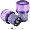 Laukowind V11 Filtro per Dyson, Filtri di Ricambio Lavabile per Aspirapolvere Dyson V11 V15 SV14 Cyclone Animal/Absolute/Torque Drive/Fluffy/Complete Pro, Con Spazzolino di Pulizia, Part # 970013-02