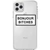 CrazyLemon Custodia per iPhone 12 PRO Max, Stile Semplice Creativo Divertente Frase di personalità Etichetta dell'umore Leggero Anti Giallo Morbido TPU Cover Posteriore Antiurto in Silicone - 03