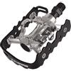 EXUSTAR Pedali MTB EXUSTAR E PM 818-03 doppio uso Flat + SPD