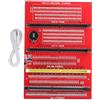 PerGar Tester di Memoria RAM, Analizzatore Diagnostico di Memoria DDR4 per Computer Desktop con Indicatori LED per Scheda Tester DDR3 DDR4 DDR5UDMM DDR5RDIMM per Computer Desktop