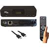 Cobra DVB-T2 Decoder COBRA mod. DINGO-Lite, Digitale Terrestre H.265/HEVC, Mediaplayer, cavo HDMI incluso, Telecomando di grandi dimensioni con Autoapprendimento