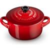 LE CREUSET Mini Cocotte Metallics 10 cm Ciliegia