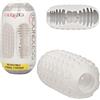CalExotics Boundless™ Reversible Ribbed Stroker - Textured Male Pleasure Sleeve with Case- Sex Toys for Men - Clear