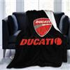 KVHSVEGO Compatible With Ducati Coperta per letto, divano, poltrona, divano, morbida coperta, calda e accogliente, in flanella, per bambini, adulti, per tutte le stagioni