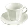 CHURCHILL 7790159 6 Tazze Caffè con Piatto Earthenware Arctic White