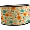 perfk Paralume Rotondo in bambù, Paralume di Ricambio, Coperchio per Lampada da soffitto, lampadario a Sospensione, Paralume per Lampada da Parete per Bar, Stile a