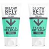 Below The Belt Grooming Fresh & Dry Ball, Deodorante Intimo e Crema Anti-Sfregamento per Uomo, Protegge dal Sudore, dagli Odori e dalle Irritazioni, Fragranza Fresca 2 x 75ml