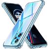 iVoler Cover per Realme 9 PRO+ / Realme 9 PRO Plus/Realme 9 4G, Custodia Trasparente per Assorbimento degli Urti con Paraurti in TPU Morbido, Sottile Morbida in Silicone TPU Protettiva Case