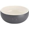 HUNTER LUND - Ciotola in ceramica, 550 ml, colore: Grigio