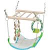 TRIXIE Amaca & Playbridge gabbia per criceti Gerbil o Pet Toy
