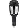 Beper P205DIF100 Diffusore/Umidificatore Auto di Aromi, 25 ml, 1.5-2 W, Inclinabile fino 180°, Sistema di chiusura anti-goccia, Tasto Touch, Nebulizzazione continua o intermittente, Spina 12V, Nero