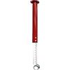 NIANXINN Gambe del Tavolo Regolabili,1 Pezzi Piedini per Mobili in Ferro,Cucina Bar Telescopica Piedino Tavoloi In Metallo,Piedi di Supporto per Tavolo da Pranzo Ufficio,con Ruote (59-99.5cm,Red)