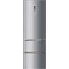 Haier 3D 60 Series 3 A3FE737CGJ Frigorifero Combi, Cassetti Direct Access al Congelatore, Portabottiglie, Motore Inverter, My Zone, Humidity Zone, Total No Frost, 371L, LED, Anti-impronte, Titanium