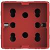 4 BOX PRESA SIDE 2P+T MULTISTANDARD PER GEWISS SYSTEM ROSSA 4B.G20R.H21 [14021000]