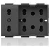 4 BOX SIDE UNIKA XL COMPATIBILE BTICINO LIVINGLIGHT ANTRACITE 4B.L.H21.XL [12131000]