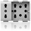 4 BOX SIDE UNIKA XL BIANCA PER VIMAR PLANA 4B.V14.H21.XL [12021000]