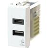 4 BOX PRESA USB CON CONNETTORE TIPO C E TIPO A 3.0A GEWISS CHORUS BIANCO 4B.G10.USB.30 [20021000]