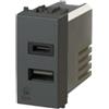 4 BOX 4BOX PRESA USB CON CONNETTORE TIPO C E TIPO A 3.0A PER BTICINO LIVINGLIGHT ANTRACITE 4B.L.USB.30 [23131000]