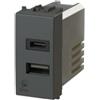 4 BOX 4BOX PRESA USB CON CONNETTORE TIPO C E TIPO A 3.0A PER VIMAR ARKE ANTRACITE 4B.V19.USB.30 [23131000]