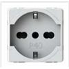 4 BOX P40 PRESA 2P+T 16A PER GEWISS SYSTEM BIANCA 4B.G20.P40 [12131000]