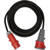 Brennenstuhl Prolunga CEE con inverter di fase IP44 (cavo da 10 m, H07RN-F 5G2,5, 5 poli, con inverter di fase CEE e accoppiamento, per uso esterno IP44, made in Germany), colore: nero