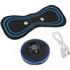 Ｚｉａｌｏｆｉ Cerotto per Massaggio Elettrico Wireless, 8 Modalità 19 Livelli, Portatile Ricaricabile Massaggiatore Cervicale, Massaggio per Alleviare il Dolore Muscolare, Collo, Schiena, Gambe, Spalle, USB