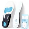 HEALSSY Solette Ortopediche Premium - Miglioramento della Postura, Ammortizzazione, Supporto Medico per Piedi Piatte, Cavi, Fascite Plantare e Sperone Calcaneare, Sollievo per Dolori a Piedi e Talloni