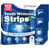 Vinmall Strisce Sbiancanti Denti Sbiancante Denti Professionale - 42 Strisc Sbiancant Denti 21 Sessioni Sbiancamento Denti Teeth Whitening Strips Sicuro per Denti Smalto Apribocca Incluso