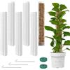 Vicloon Muschio Palo Totem, 6 Pezzi Piante Rampicanti Bastone 60cm Palo di Muschio Plastica Adatto per Piante Rampicanti da Interni ed Esterni, Bastone Muschiato per Crescere Verso L'alto