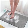 OTHWAY Tappetino Doccia Antiscivolo, 40 x 80 cm Tappeto Antiscivolo Doccia in Luffa, Tappeto Vasca Antiscivolo da Bagno con Scarico, per Box Doccia Bagno