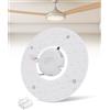 TobeBright Corina Circolare LED 16W Luce Naturale 4000K Modulo Di Ricambio Circolare Della Luce Al Neon, Magnetico Base per Lampada da Soffitto in Ferro LED 220V