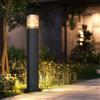 Miratic Paletto Luce da Giardino Esterno per Sentieri Vialetti Terrazze IP54 Palo Lampada da Terra Esterno Illuminazione Esterna Base E27 Lampadina non Inclusa (senza sensore di movimento)