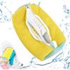 anyìshwu Sacchetti per Scarpe Lavanderia, Sacchetti per Lavatrice con Cerniera,Riutilizzabile Rete pers Scarpe Lavatrice,Pulizia Efficiente,Borsa pers il Lavaggio delle Scarpe (Giallo)