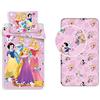 LesAccessoires Principesse Disney Set Cotone Letto Singolo (3 Pezzi) Copripiumino + Federa + Lenzuola c/Angoli Biancheria da Letto Bambini